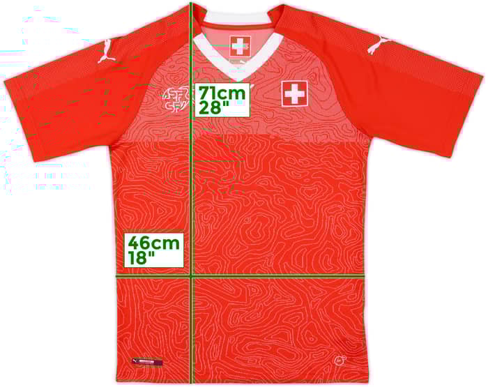 2018-20 Switzerland Home Shirt - 9/10 - (S)