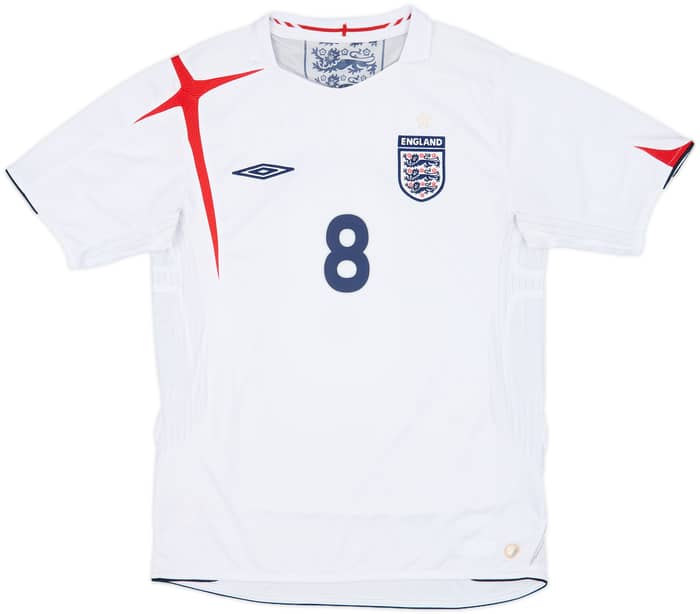 2005-07 England Home Shirt Lampard #8 - 8/10 - (M)