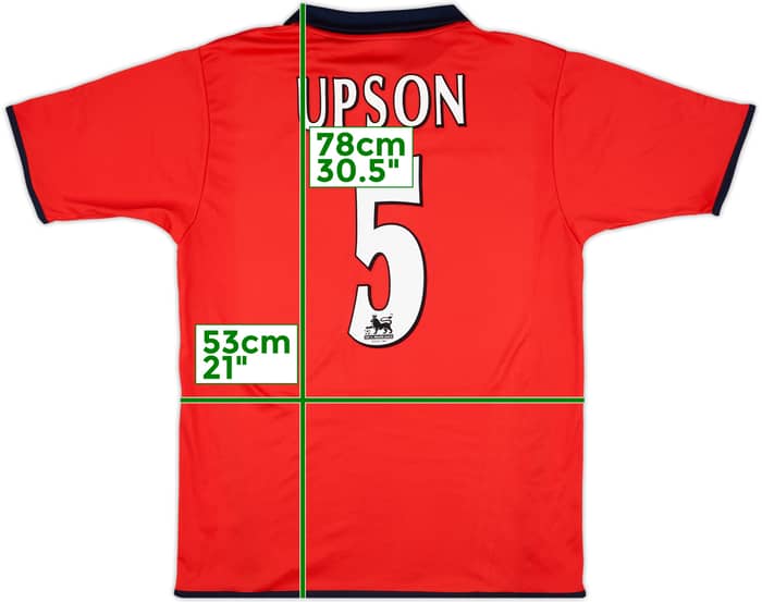 2004-05 Birmingham Away Shirt Upson #5 - 9/10 - (M)