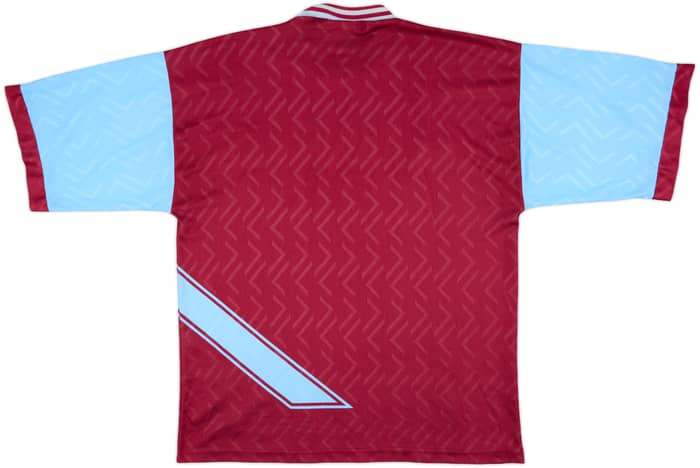 1993-95 West Ham Home Shirt - 7/10 - (XL)