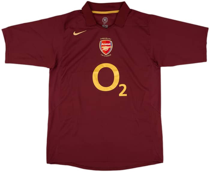 2005-06 Arsenal Home Shirt Bergkamp #10 - 10/10 - (L)