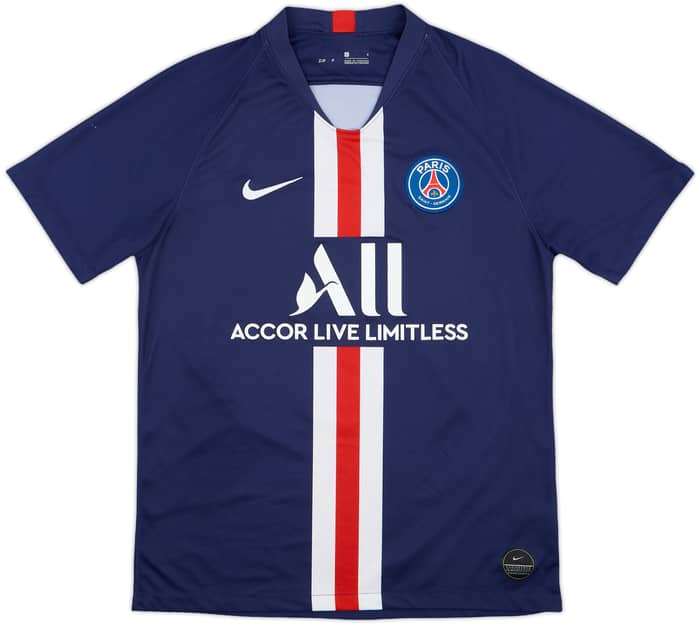 2019-20 Paris Saint-Germain Home Shirt Mbappe #7 - 8/10 - (L)