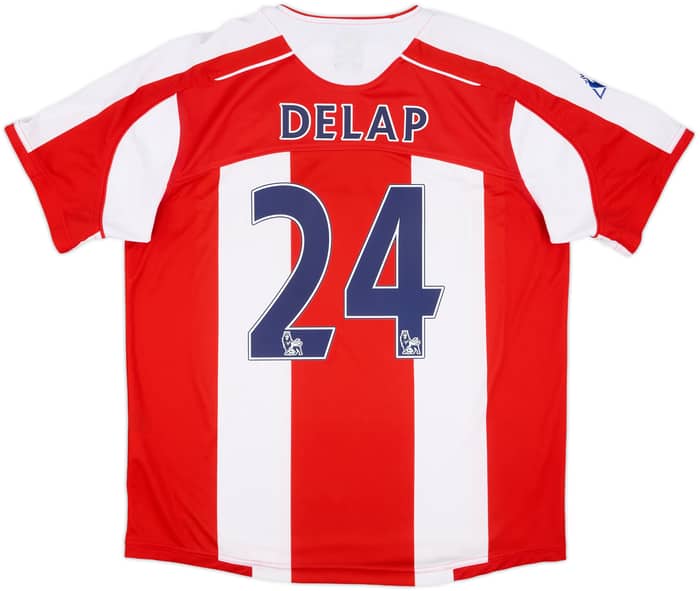 2008-09 Stoke City Home Shirt Delap #24 - 5/10 - (L)