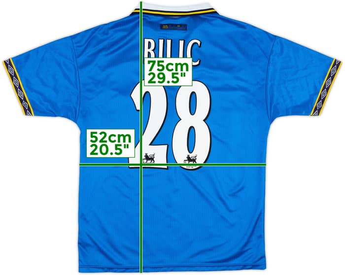 1997-99 Everton Home Shirt Bilic #28 - 8/10 - (M)
