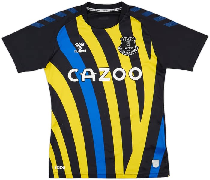 2021-22 Everton GK S/S Shirt Pickford #1 - 7/10 - (S)