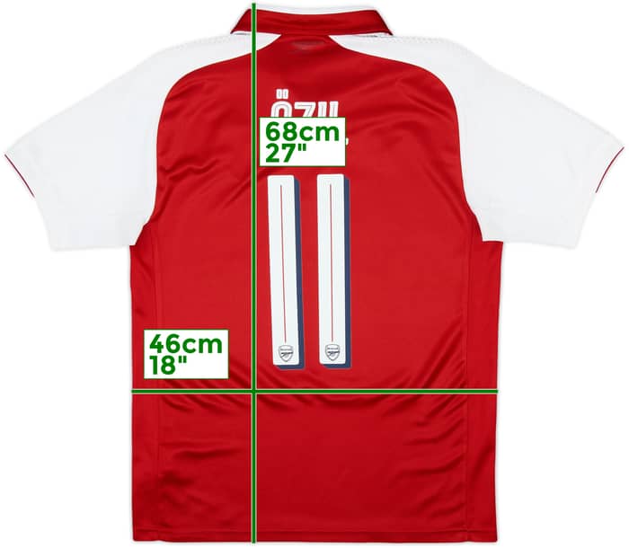 2017-18 Arsenal Home Shirt Ozil #11 - 8/10 - (S)