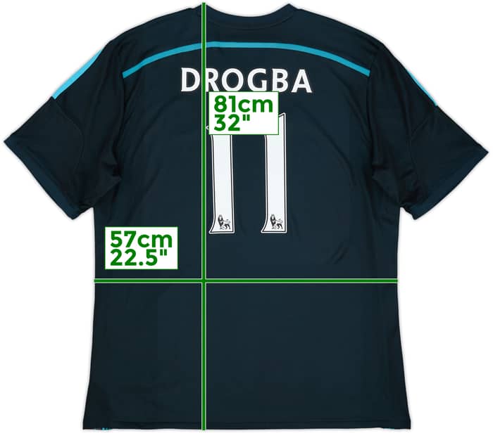 2014-15 Chelsea Third Shirt Drogba #11 - 9/10 - (XXL)