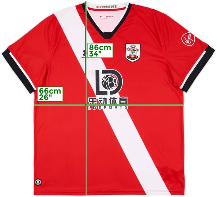 2020-21 Southampton Home Shirt - 9/10 - (3XL)