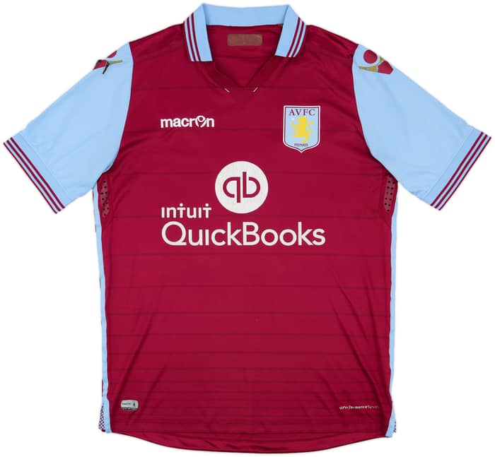 2015-16 Aston Villa Home Shirt Grealish #40 - 5/10 - (L)