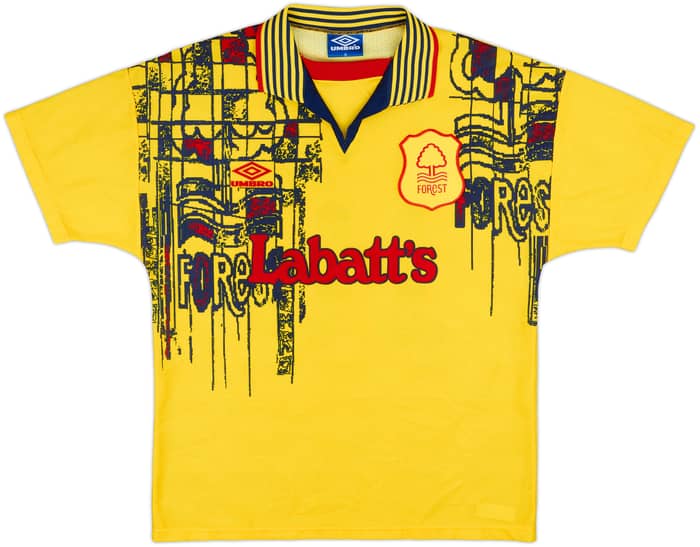 1995-97 Nottingham Forest Away Shirt Haaland #18 - 10/10 - (M)