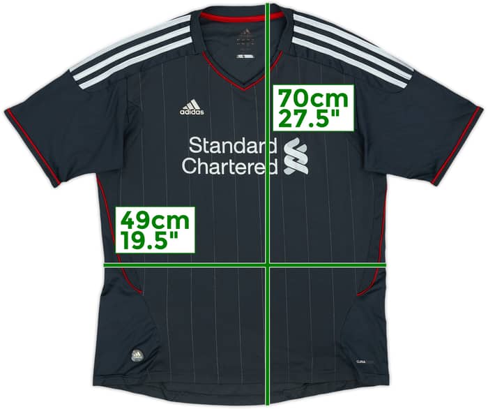 2011-12 Liverpool Away Shirt #7 - 6/10 - (Women's L)