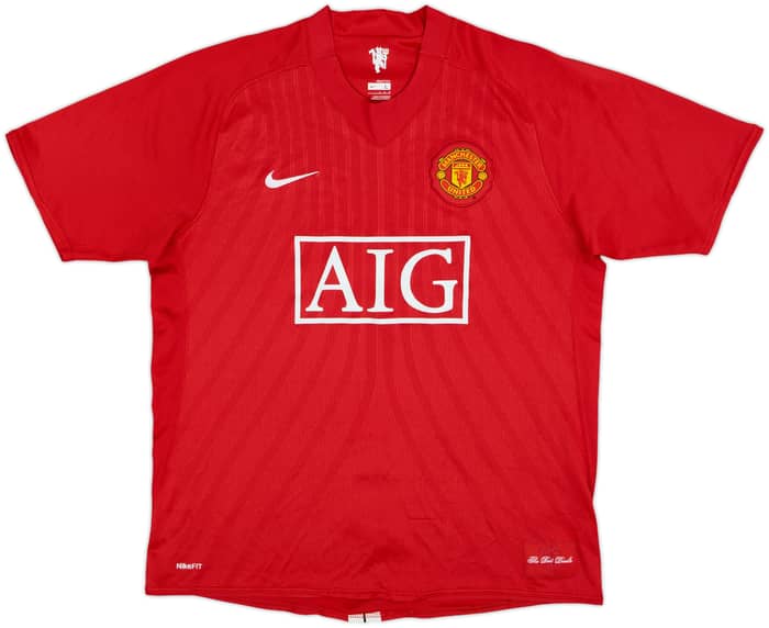 2007-09 Manchester United Home Shirt Ronaldo #7 - 6/10 - (L)