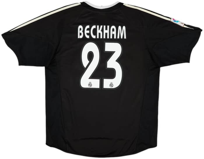 2004-05 Real Madrid Away Shirt Beckham #23 - 9/10 - (M)
