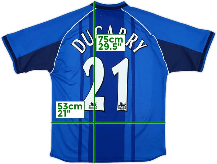 2002-03 Birmingham Home Shirt Dugarry #21 - 8/10 - (M)