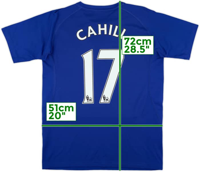 2010-11 Everton Home Shirt Cahill #17 - 8/10 - (M)