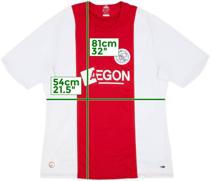 2008-09 Ajax Home Shirt - 4/10 - (XL)