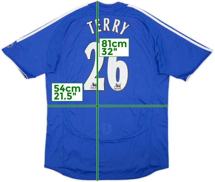 2006-08 Chelsea Home Shirt Terry #26 - 6/10 - (L)