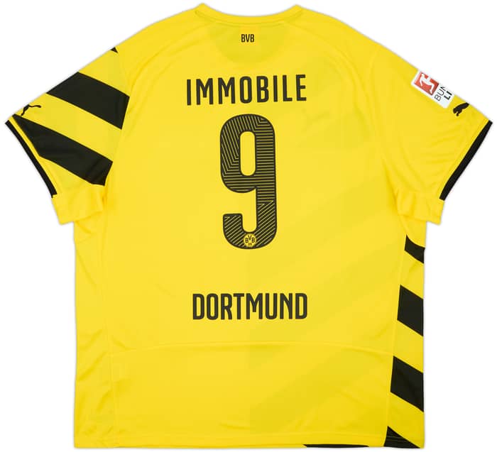 2014-15 Borussia Dortmund Home Shirt Immobile #9 - 8/10 - (3XL)
