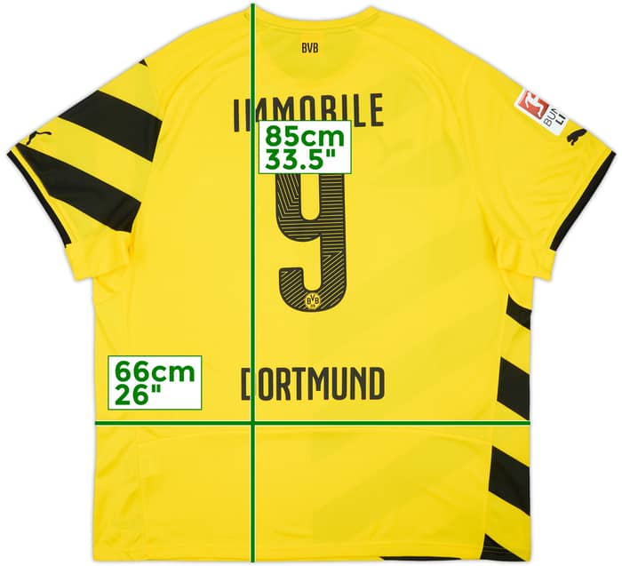 2014-15 Borussia Dortmund Home Shirt Immobile #9 - 8/10 - (3XL)