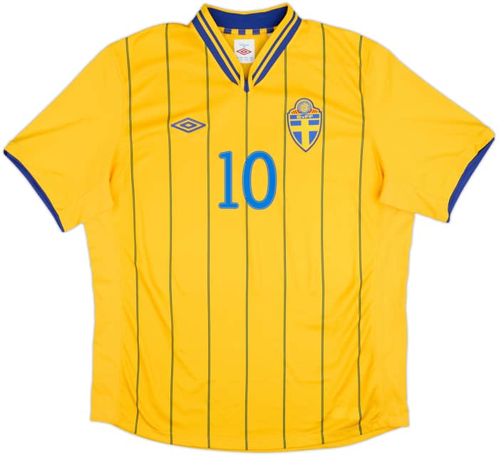 2012-13 Sweden Home Shirt Ibrahimovic #10 - 10/10 - (XL)