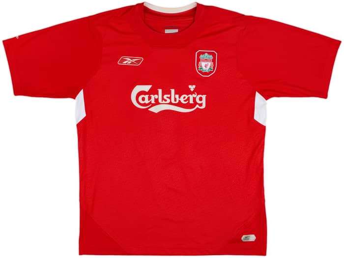 2004-06 Liverpool Home Shirt Alonso #14 - 6/10 - (L)