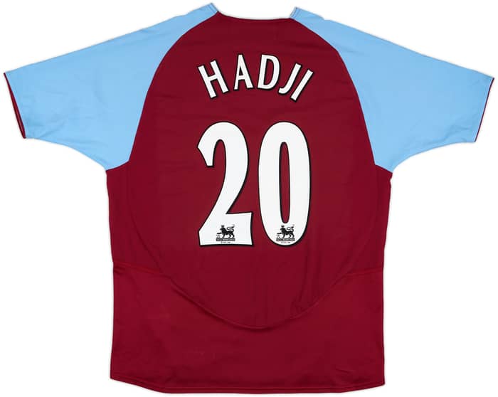 2003-04 Aston Villa Home Shirt Hadji #20 - 8/10 - (S)