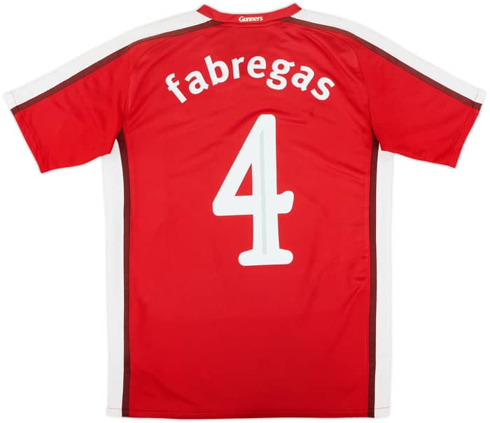 2008-10 Arsenal Home Shirt Fabregas #4 - 8/10 - (XL)