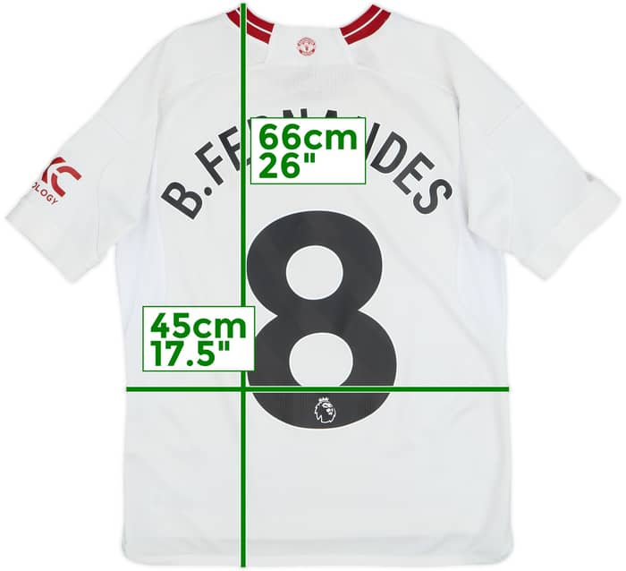 2023-24 Manchester United Third Shirt B.Fernandes #8 - 6/10 - (L.Boys)