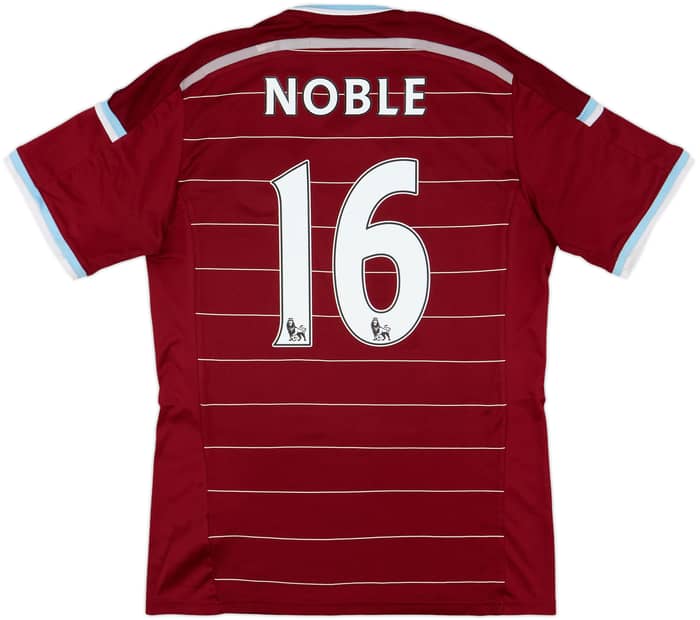 2014-15 West Ham Home Shirt Noble #16 - 7/10 - (L)