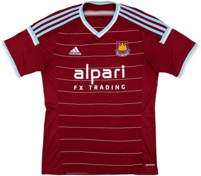 2014-15 West Ham Home Shirt Noble #16 - 7/10 - (L)
