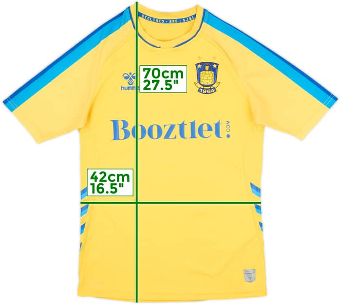 2021-22 Brondby Home Shirt - 8/10 - (XS)