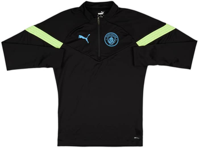 2022-23 Manchester City Puma 1/4 Zip Training Top - 8/10 - (S)