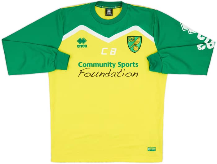 2016-17 Norwich City Foundation Staff Issue Errea Sweat Top CB - 8/10 - (M)