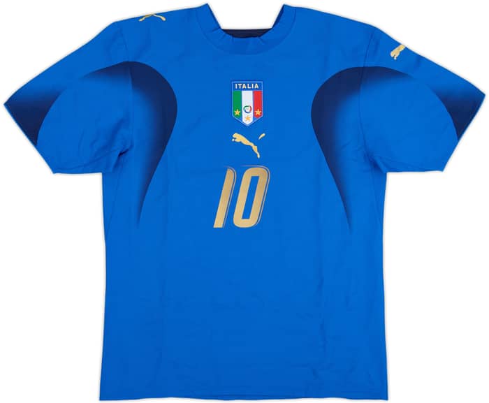 2006 Italy Home Shirt Totti #10 - 5/10 - (S)
