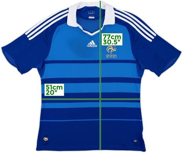 2008-09 France Home Shirt - 4/10 - (L)