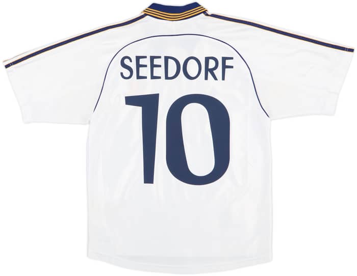 1998-00 Real Madrid Home Shirt Seedorf #10 - 8/10 - (S)