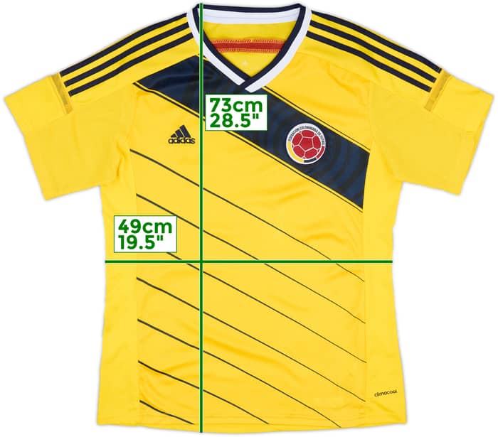2014-15 Colombia Home Shirt - 7/10 - (L)