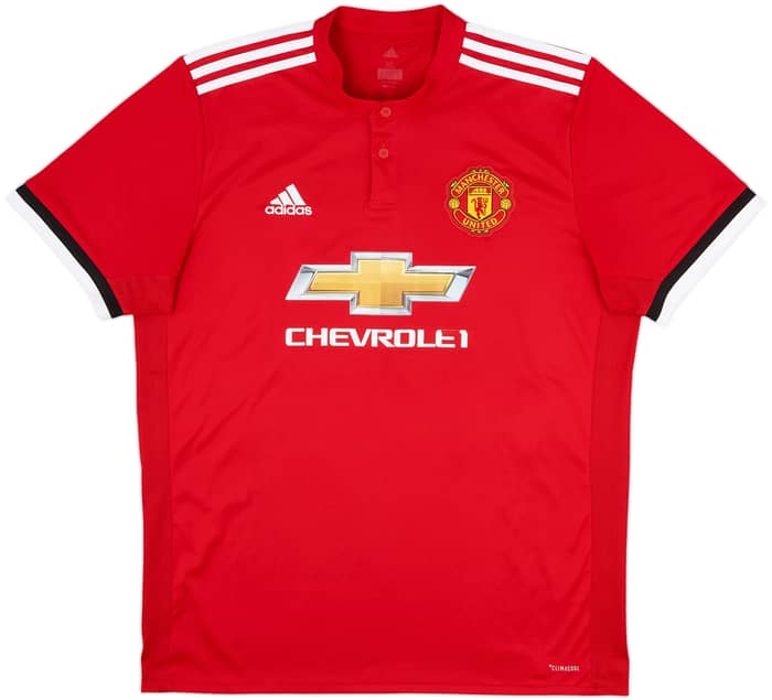 2017-18 Manchester United Home Shirt Valencia #25 - 5/10 - (XL)