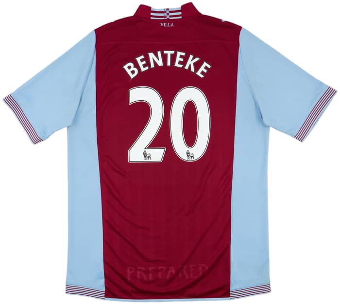 2013-14 Aston Villa Home Shirt Benteke #20 - 6/10 - (XXL)