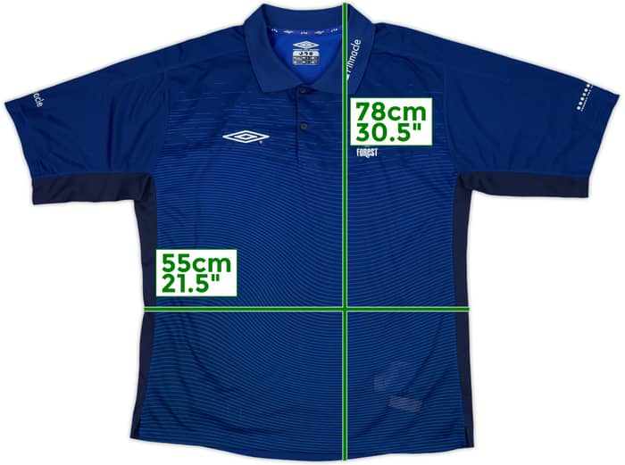 2001-02 Nottingham Forest Umbro Polo Shirt - 9/10 - (L)