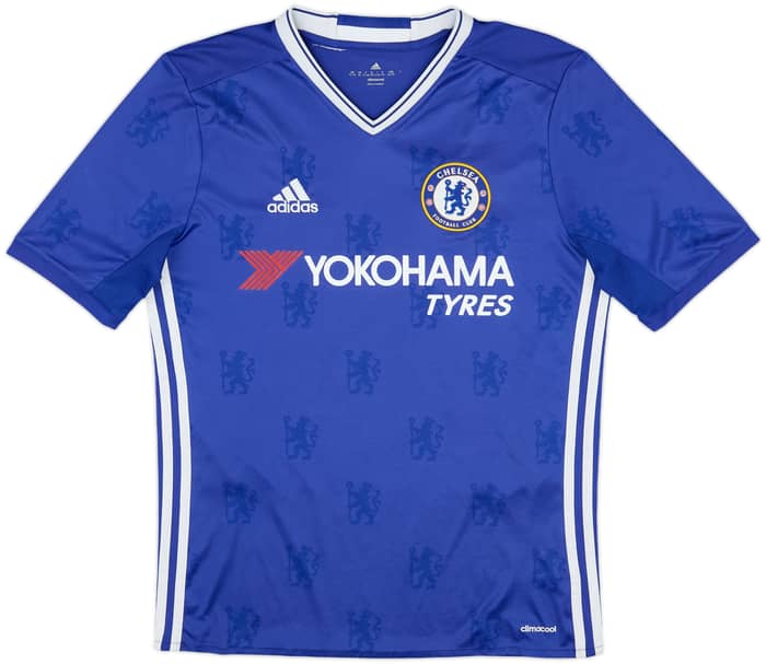 2016-17 Chelsea Home Shirt Hazard #10 - 7/10 - (XL.Boys)