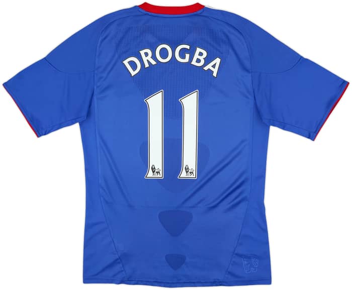 2010-11 Chelsea Home Shirt Drogba #11 - 7/10 - (M)
