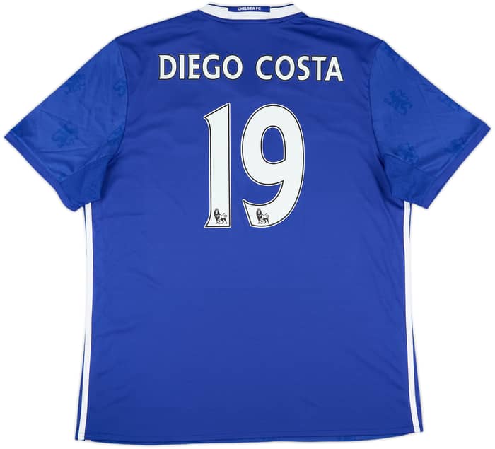 2016-17 Chelsea Home Shirt Diego Costa #19 - 9/10 - (XL)