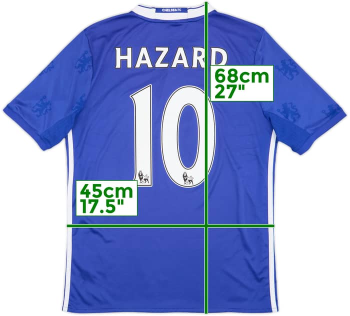 2016-17 Chelsea Home Shirt Hazard #10 - 7/10 - (XL.Boys)