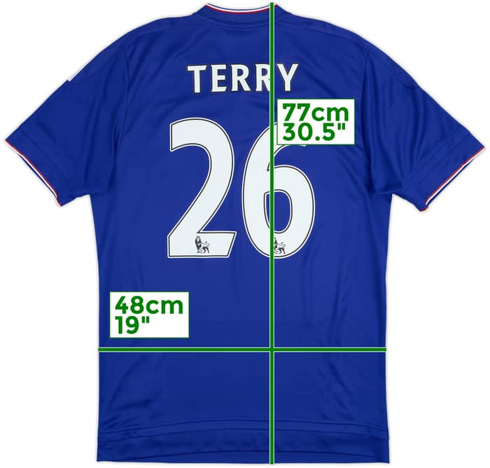 2015-16 Chelsea Home Shirt Terry #26 - 9/10 - (M)
