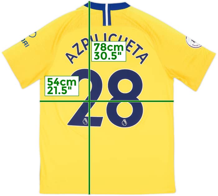 2018-19 Chelsea Away Shirt Azpilicueta #28 - 8/10 - (L)