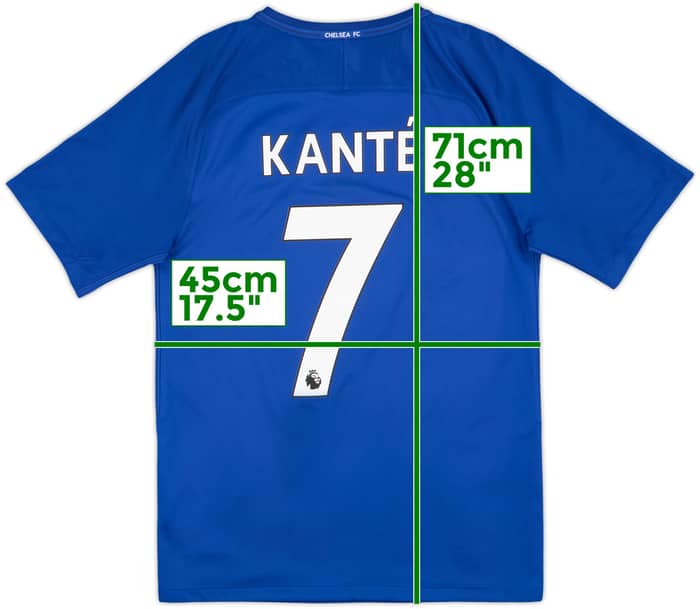 2017-18 Chelsea Home Shirt Kante #7 - 9/10 - (S)