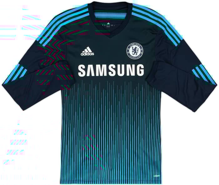 2014-15 Chelsea Player Issue Third L/S Shirt Drogba #11 - 8/10 - (M)