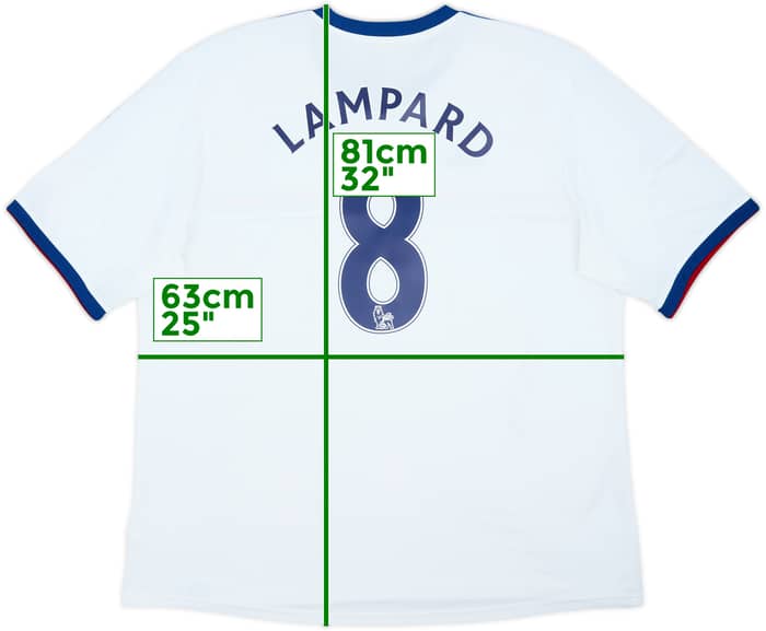 2013-14 Chelsea Away Shirt Lampard #8 - 7/10 - (3XL)