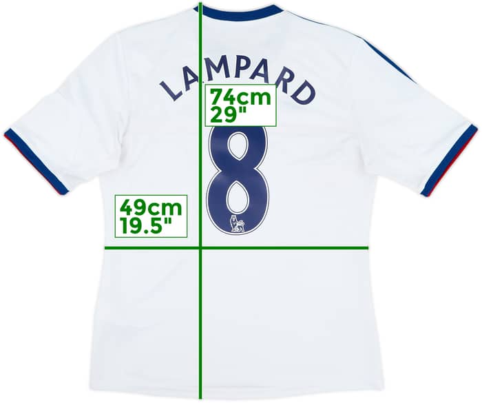2013-14 Chelsea Away Shirt Lampard #8 - 6/10 - (M)